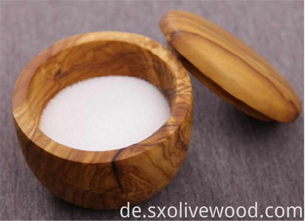 Olive Wood Salt Keeper